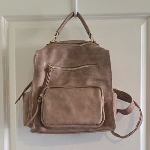 Elegant Tan Women's Backpack